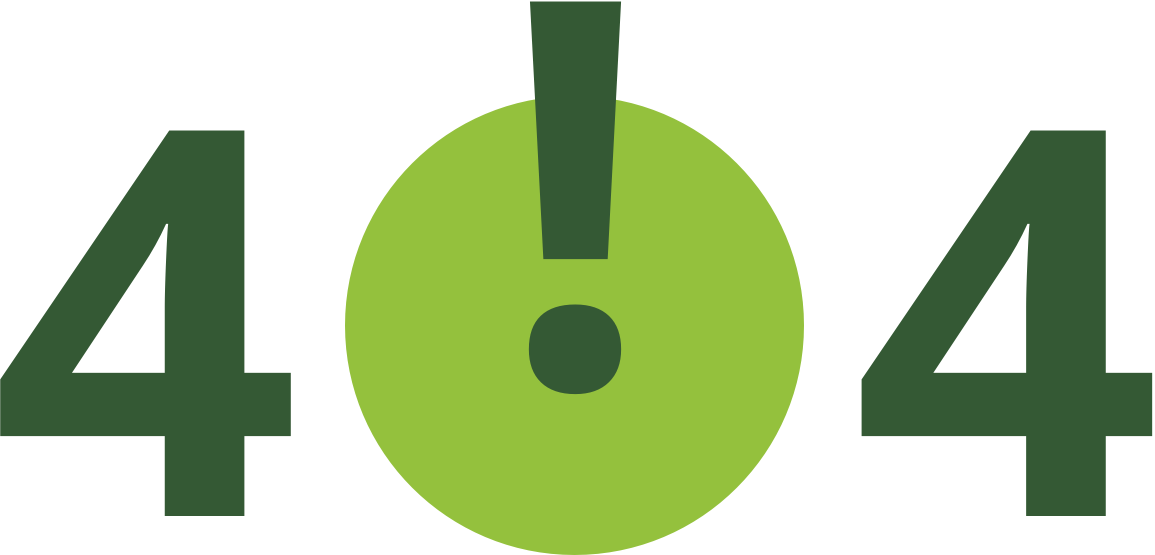 Large 404 error icon. If there is text in the image, it reads 404.