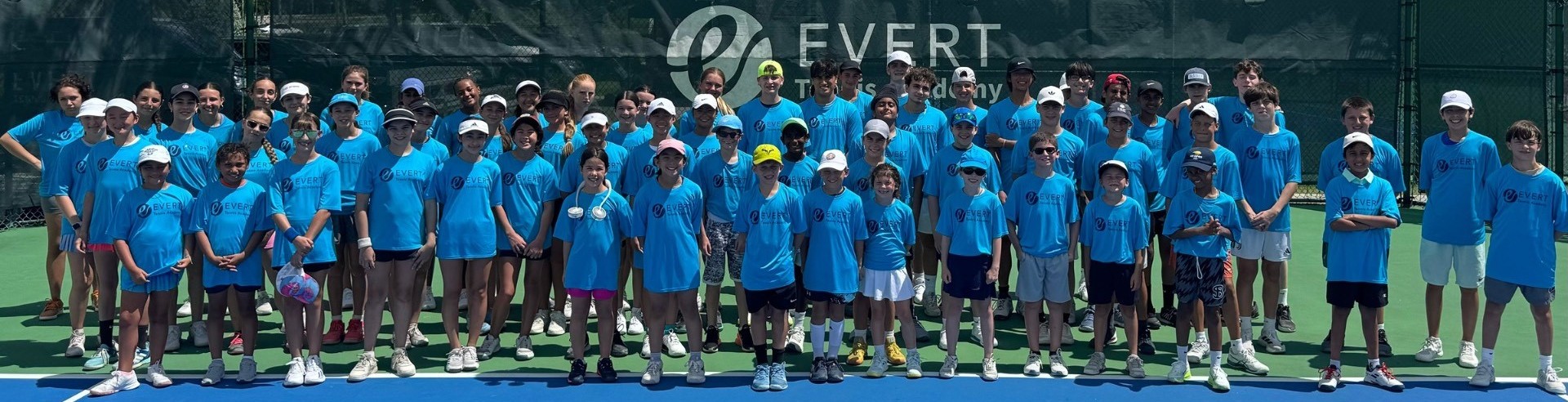 Hero photo - Evert Tennis Academy Camp Group Photo
